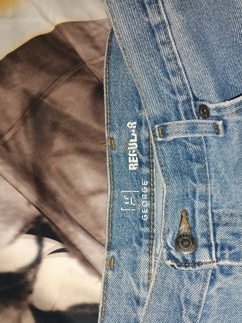 George Light Blue Regular Fit Men's Jeans